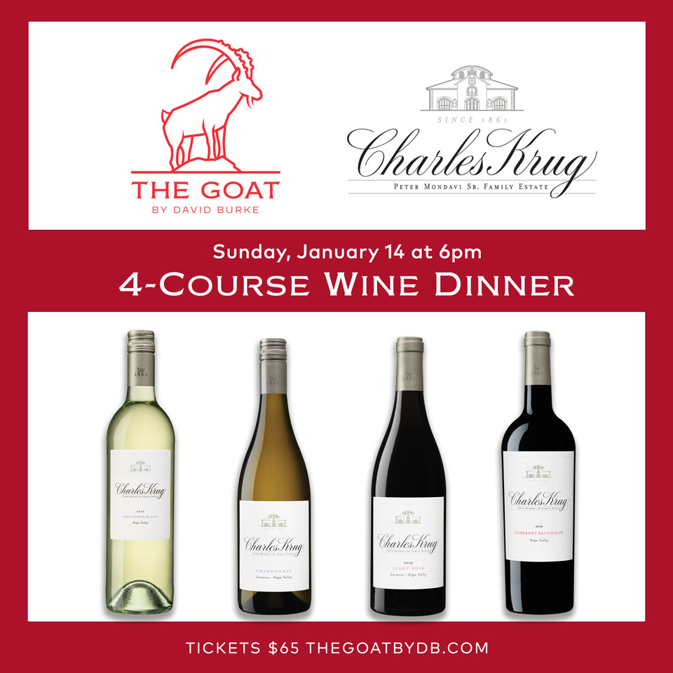 Charles Drug Wine Dinner January 14